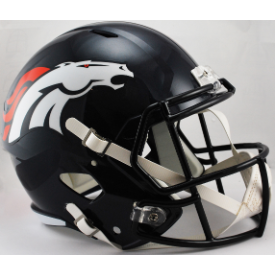 Denver Broncos Full Size Speed Replica Football Helmet - NFL