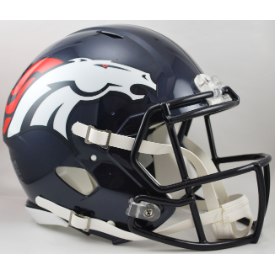 Denver Broncos Full Size Authentic Speed Football Helmet - NFL