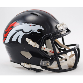 Denver Broncos NFL Mini Speed Football Helmet