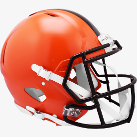Cleveland Browns Full Size Authentic Speed Football Helmet - NFL