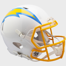 Los Angeles Chargers Full Size Authentic Revolution Speed Football Helmet - NFL
