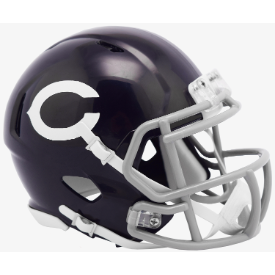 Chicago Bears 1962 to 1973 Riddell Mini Speed Throwback Helmet - NFL
