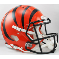 Cincinnati Bengals Full Size Authentic Speed Football Helmet - NFL