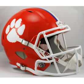 Clemson Tigers Full Size Speed Replica Football Helmet - NCAA