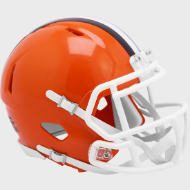 Cleveland Browns 1975 to 2005 Riddell Mini Speed Throwback Helmet - NFL