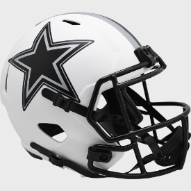 Dallas Cowboys Full Size Speed Replica Football Helmet LUNAR - NFL