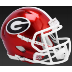 Georgia Bulldogs NCAA Mini Speed Football Helmet FLASH- NCAA