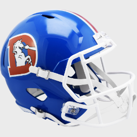 Denver Broncos Full Size 1975 to 1996 Speed Replica Throwback Helmet - NFL