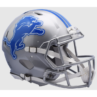 Detroit Lions Full Size Authentic Revolution Speed Football Helmet - NFL