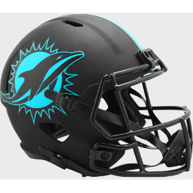 Miami Dolphins Full Size Speed Replica Football Helmet ECLIPSE - NFL