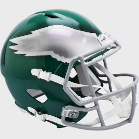 Philadelphia Eagles Full Size 1974 to 1995 Speed Replica Throwback Helmet - NFL