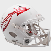 Florida State Seminoles Full Size Authentic Speed Football Helmet White White - NCAA