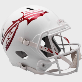 Florida State Seminoles Full Size Speed Replica Football Helmet White - NCAA