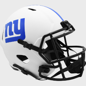 New York Giants Full Size Speed Replica Football Helmet LUNAR - NFL