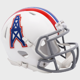 Houston Oilers 1975 to 1980 Riddell Mini Speed Throwback Helmet - NFL