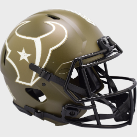 Houston Texans SALUTE TO SERVICE Full Size Authentic Speed Football Helmet - NFL