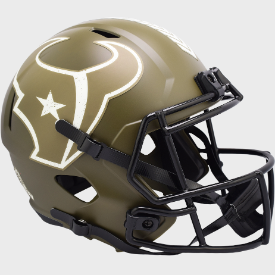 Houston Texans SALUTE TO SERVICE Full Size Speed Replica Football Helmet - NFL