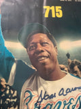 Hank Arron Autographed Signed 715 Sports IIlistrated Framed Magazine