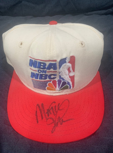 Magic Johnson Autographed Signed NBA on NBC Hat