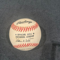 Barry Bonds Autographed Signed Game Used Baseball Comes w/ Ball Holder & Name Plate