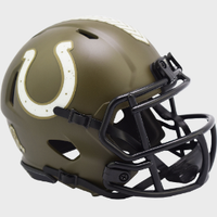 Indianapolis Colts SALUTE TO SERVICE NFL Mini Speed Football Helmet