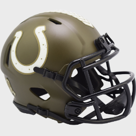 Indianapolis Colts SALUTE TO SERVICE NFL Mini Speed Football Helmet