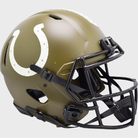 Indianapolis Colts SALUTE TO SERVICE Full Size Authentic Speed Football Helmet - NFL