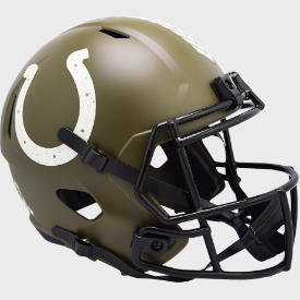 Indianapolis Colts SALUTE TO SERVICE Full Size Speed Replica Football Helmet - NFL