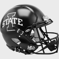 Iowa State Cyclones Full Size Authentic Speed Football Helmet Satin Black - NCAA