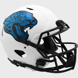 Jacksonville Jaguars Full Size Authentic Revolution Speed Football Helmet LUNAR - NFL