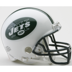 New York Jets 1998 to 2018 Riddell Mini Replica Throwback Helmet - NFL