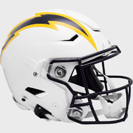 Los Angeles Chargers Full Size Authentic SpeedFlex Football Helmet Color Rush Navy - NFL