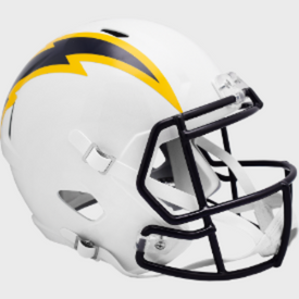 Los Angeles Chargers Full Size Speed Replica Football Helmet Color Rush Navy - NFL