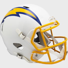 Los Angeles Chargers Full Size Speed Replica Football Helmet Color Rush Royal - NFL