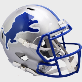 Detroit Lions Full Size 1983 to 2002 Speed Replica Throwback Football Helmet - NFL