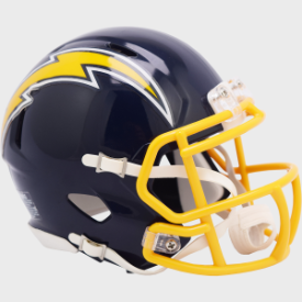 Los Angeles Chargers 1974 to 1987 Riddell Mini Speed Throwback Helmet - NFL