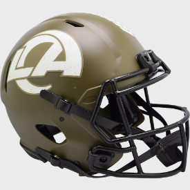Los Angeles Rams SALUTE TO SERVICE Full Size Authentic Speed Football Helmet - NFL