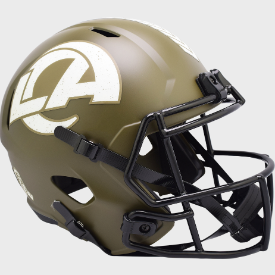Los Angeles Rams SALUTE TO SERVICE Full Size Speed Replica Football Helmet - NFL