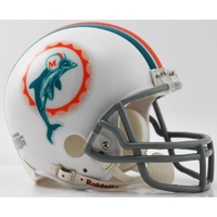 Miami Dolphins 1972 Riddell Mini Replica Throwback Helmet - NFL