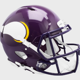 Minnesota Vikings Full Size Authentic 1983 to 2001 Speed Throwback Football Helmet - NFL