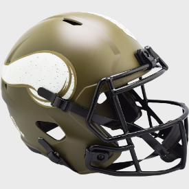 Minnesota Vikings SALUTE TO SERVICE Full Size Speed Replica Football Helmet - NFL