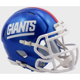New York Giants NFL Mini Speed Football Helmet Color Rush