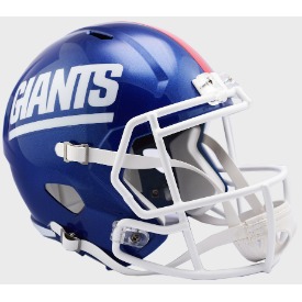 New York Giants Full Size Speed Replica Football Helmet Color Rush - NFL
