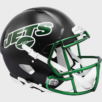 New York Jets Full Size Authentic Speed Football Helmet 2022 Alternate On-Field - NFL