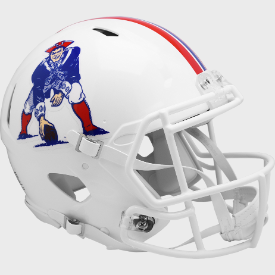 New England Patriots Full Size Authentic 1982 to 1989 Speed Throwback Football Helmet - NFL