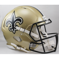 New Orleans Saints Full Size Authentic Speed Football Helmet - NFL