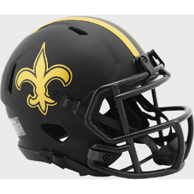 New Orleans Saints Mini Speed Football Helmet ECLIPSE - NFL