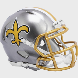 New Orleans Saints Mini Speed Football Helmet FLASH - NFL