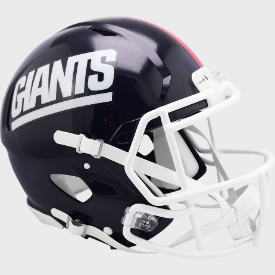 New York Giants Full Size Authentic 1981 to 1999 Speed Throwback Football Helmet - NFL