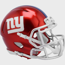 New York Giants Mini Speed Football Helmet FLASH - NFL